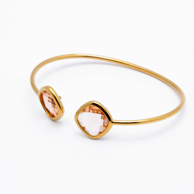 BRAZALETE ZO14493B DORADO BEIS Acero Inxidable 2C22