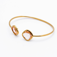 BRAZALETE ZO14493B DORADO BEIS Acero Inxidable 2C22