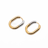 ARETES ZO9476E180 BICOLOR Acero Inxidable F24