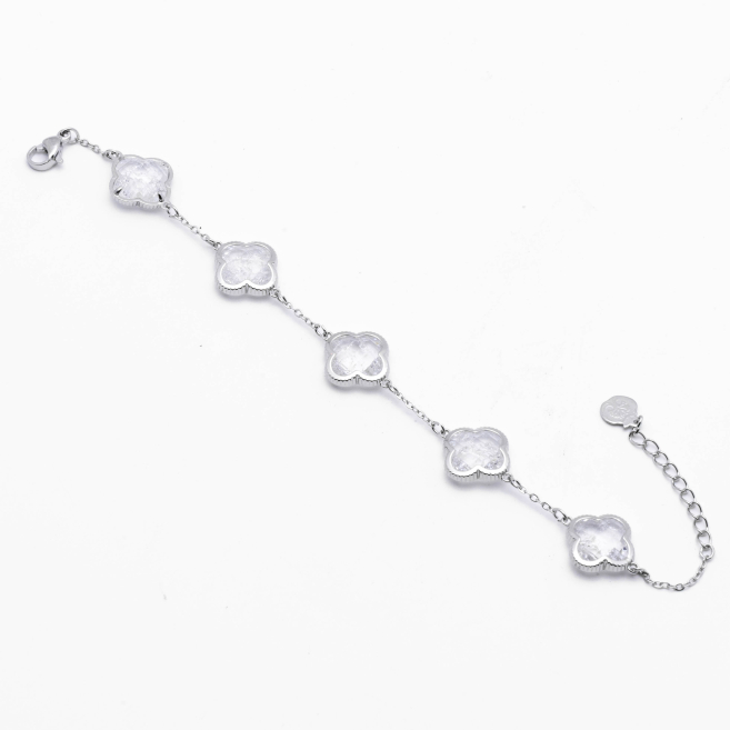 PULSERA ZO13946B PLATEADO BLANCO Acero Inxidable 2B510