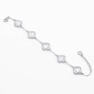 PULSERA ZO13946B PLATEADO BLANCO Acero Inxidable 2B510