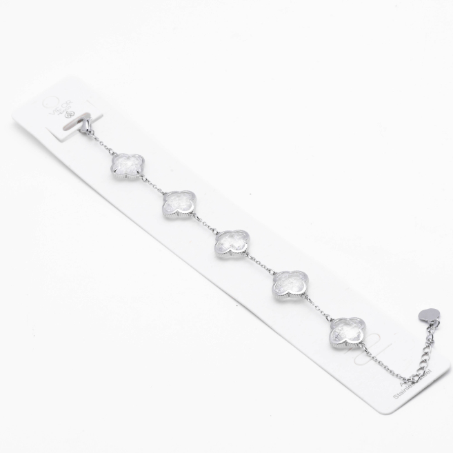 PULSERA ZO13946B PLATEADO BLANCO Acero Inxidable 2B510