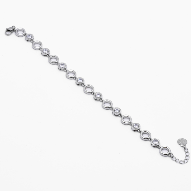 PULSERA ZO13014B Plateado Acero Inoxidable -2B21 2B21