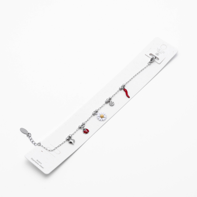 PULSERA ZO13328B PLATEADO Acero Inxidable 2B44