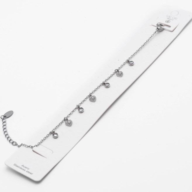 PULSERA ZO14918B PLATEADO Acero Inxidable 2B210