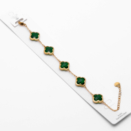 PULSERA ZO13946B DORADO VERDE Acero Inxidable 2B59