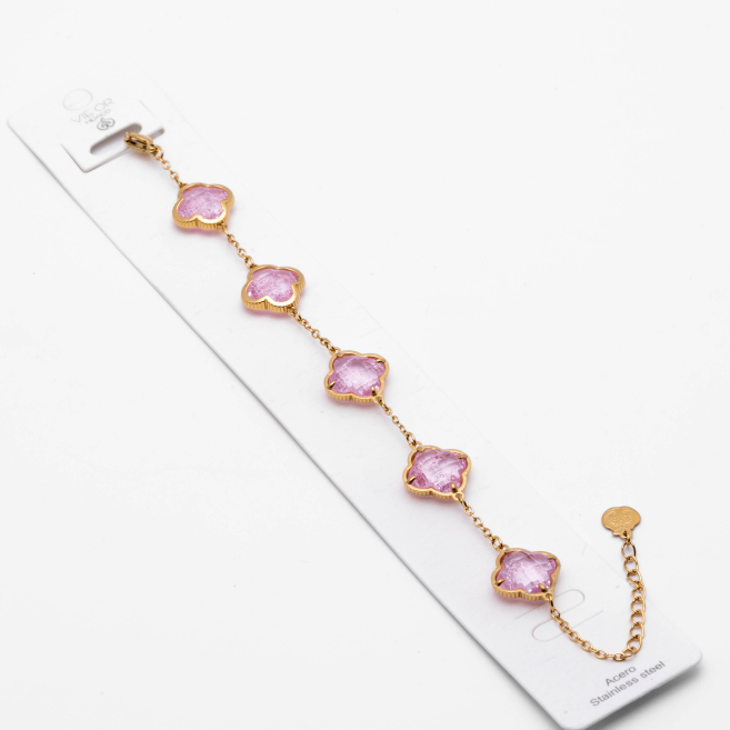 PULSERA ZO13946B DORADO ROSA Acero Inxidable 2B510