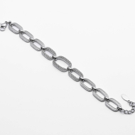 PULSERA ZO13528B PLATEADO Acero Inxidable 2B37