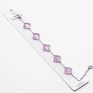 PULSERA ZO13946B PLATEADO ROSA Acero Inxidable 2B59