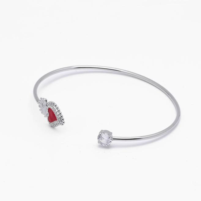 BRAZALETE ZO14656B PLATEADO Acero Inoxidable 2C12