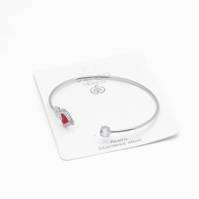 BRAZALETE ZO14656B PLATEADO Acero Inoxidable 2C12