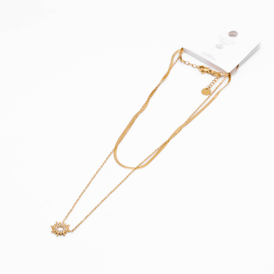 COLLAR ZO13856N Dorado Acero Inoxidable -2D47