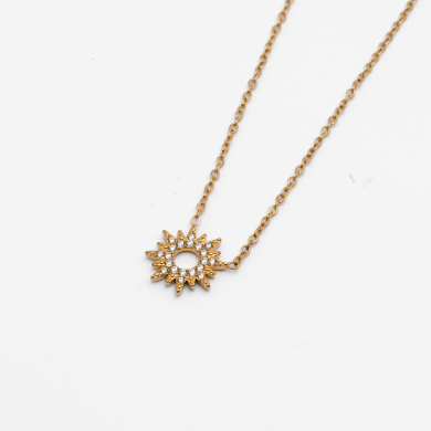 COLLAR ZO13856N Dorado Acero Inoxidable -2D47