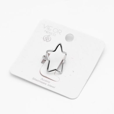 ANILLO ZO14313R PLATEADO Acero Inoxidable A210