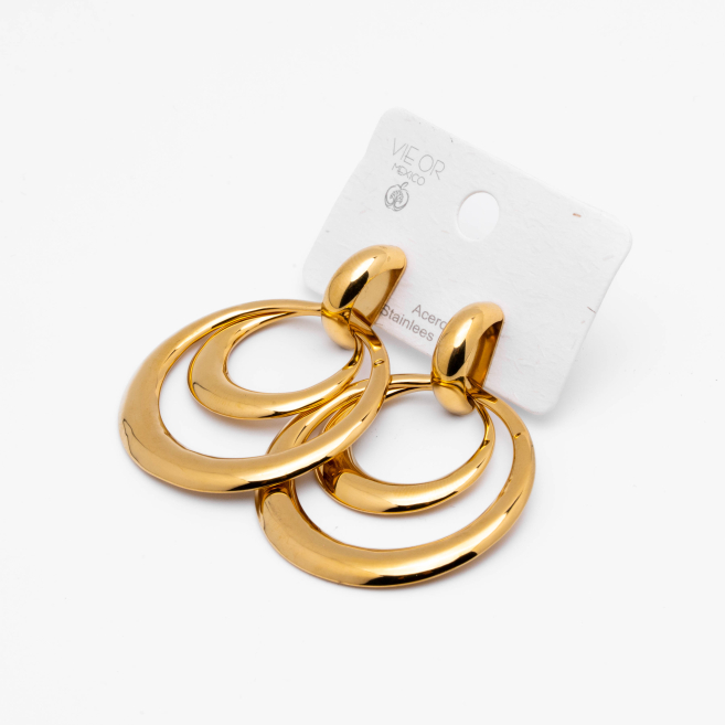 ARETES ZO14444E350 DORADO Acero Inxidable G56