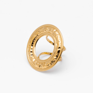 ANILLO ZO14806R200 DORADO Acero Inxidable A410