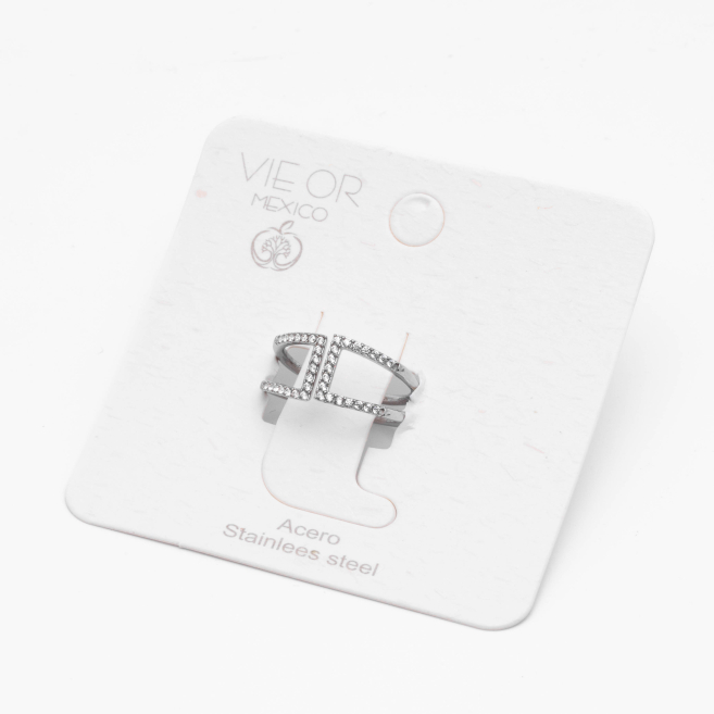 ANILLO ZO15319R PLATEADO Acero Inoxidable A11