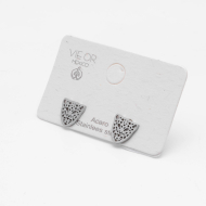 ARETES ZO13291E PLATEADO Acero Inxidable F52