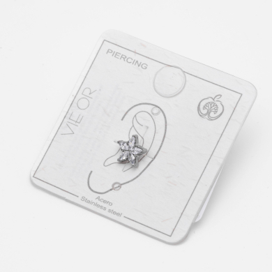 ARETE PIERCING ZO13794E PLATEADO Acero Inxidable F38