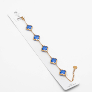 PULSERA ZO13946B DORADO AZUL Acero Inxidable 2B59