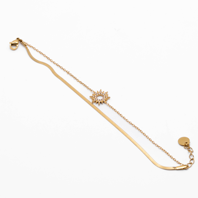 PULSERA ZO13855B DORADO Acero Inoxidable 2B36