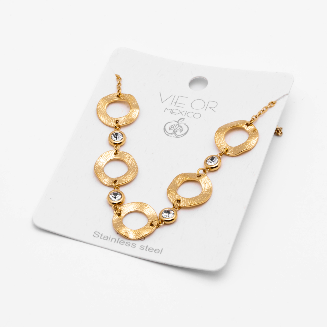 COLLAR ZO13362N DORADO Acero Inoxidable E31