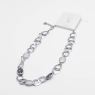 COLLAR ZO13941N PLATEADO BLANCO Acero Inxidable 2D58