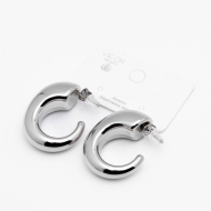 ARETES ZO14482E/27*33MM PLATEADO Acero Inxidable F310