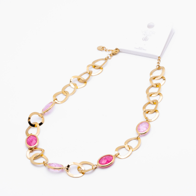 COLLAR ZO13941N DORADO ROSA Acero Inxidable 2D58