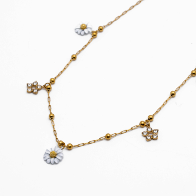 COLLAR ZO13879N DORADO Acero Inxidable E36