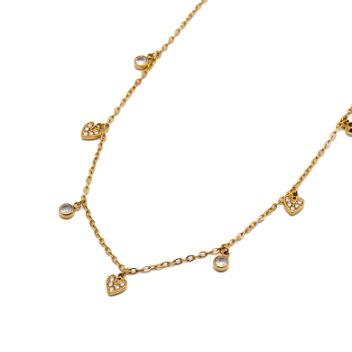 COLLAR ZO14913N DORADO Acero Inxidable 2D210