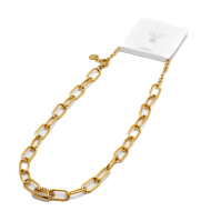 COLLAR ZO13885N DORADO Acero Inxidable 2D57