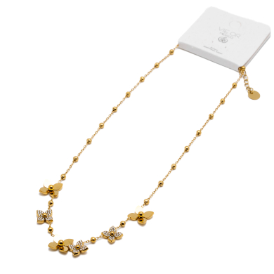 COLLAR ZO15761N DORADO Acero Inxidable