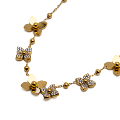 COLLAR ZO15761N DORADO Acero Inxidable