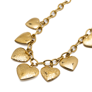 COLLAR ZO13659N DORADO Acero Inxidable 2D38