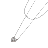 COLLAR ZO13392N PLATEADO Acero Inxidable 2D37