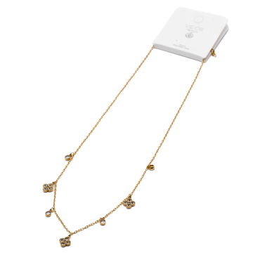 COLLAR ZO14923N DORADO Acero Inxidable 2D24