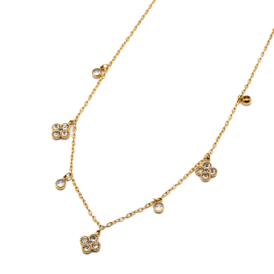 COLLAR ZO14923N DORADO Acero Inxidable 2D24