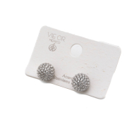ARETES ZO12910E/10MM PLATEADO Acero Inxidable F52