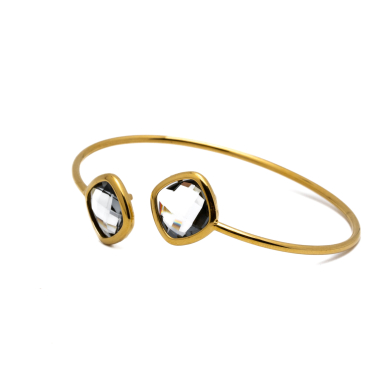 BRAZALETE ZO14493B DORADO GRIS Acero Inxidable 2C22