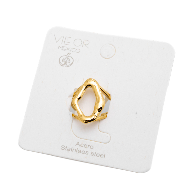 ANILLO ZO13192R DORADO Acero Inxidable A53