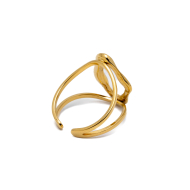 ANILLO ZO13192R DORADO Acero Inxidable A53