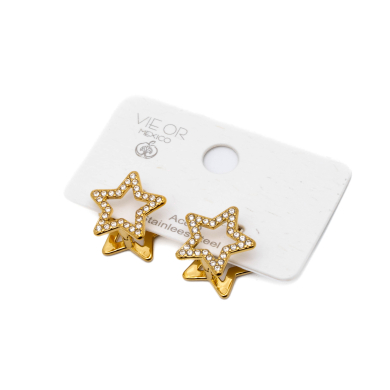 ARETES ZO15660E DORADO Acero Inxidable F53