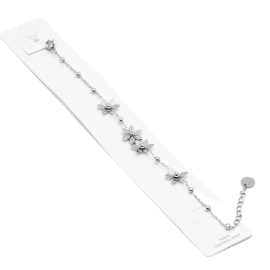 PULSERA ZO14528B PLATEADO Acero Inxidable 2B410