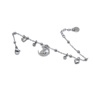 PULSERA ZO13565B PLATEADO Acero Inoxidable 2B44