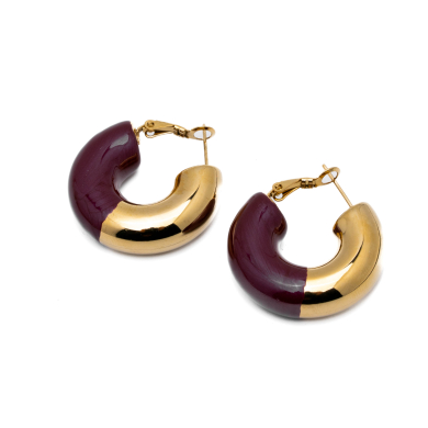 ARETES ZO13244E DORADO GRANADA Acero Inxidable F34