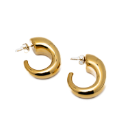 ARETES ZO14482E/27*33MM DORADO Acero Inxidable F310