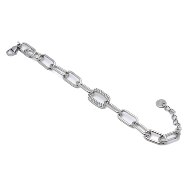 PULSERA ZO13884B PLATEADO Acero Inxidable 2B58