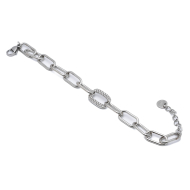 PULSERA ZO13884B PLATEADO Acero Inxidable 2B58