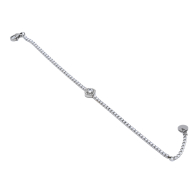 PULSERA ZO13818B PLATEADO Acero Inxidable 2B11